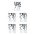 thumbnail image 3 of Billuyoard Cortina de ducha con estampado de hojas, cortina de baño impermeable, sin piel, planta de poliéster con LS-015, 150x180cm Type2 NO2, 3 of 6