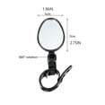 thumbnail image 4 of Sidaley Bicicletas espejo retrovisor ajustable 360 ​​grados ciclismo de carretera manillar retrovisor motocicleta Scooter seguridad Vehículos, repuestos y accesorios Mis, 4 of 6