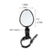 thumbnail image 4 of Scienceny Bicicletas espejo retrovisor ajustable 360 grados ciclismo de carretera manillar retrovisor motocicleta Scooter seguridad de Vehículos, repuestos y accesorios Mis, 4 of 6