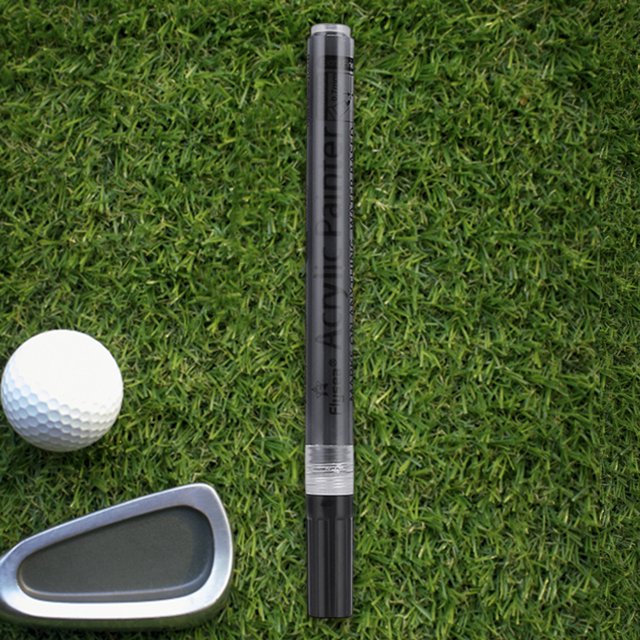 Bolígrafo de golf con tinta acrílica que cambia de color para golfistas regalo negro