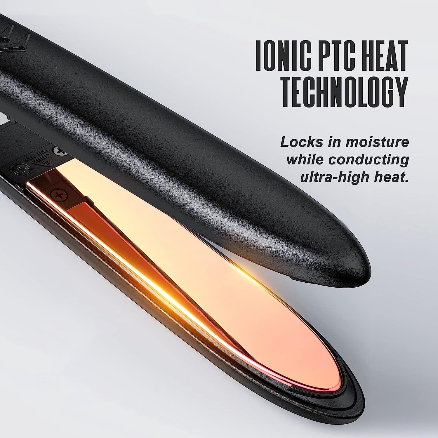 VANESSA Flat Iron Hair Straightener and Curler, Titanium Hair Straightener Flat Iron, Titanium Flat Iron Dual Voltage