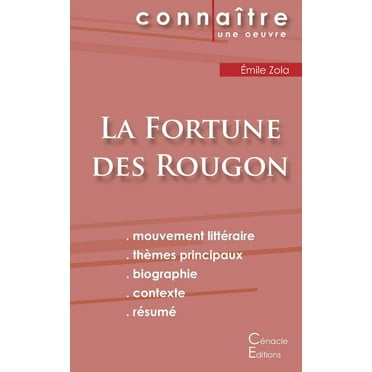 Fiche de lecture La Fortune des Rougon de Émile Zola (Analyse littéraire de référence et résumé complet) (Paperback)