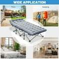MOPHOTO 2 Pack Camping Cot for Adult,Portable Sleep Cot Bed with Carry