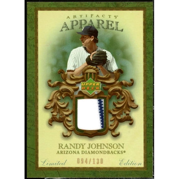 Randy Johnson Card 2007 Artifacts MLB Apparel Limited #RJ