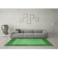 thumbnail image 3 of Ahgly Company Indoor Round Persian Emerald Green Traditional Area Rugs, 7' Round, 3 of 4
