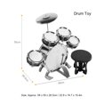 thumbnail image 1 of Wchiuoe Drum Set, Children Drum, Jazz Drum Set For Beginners Baby, 1 of 8