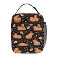 thumbnail image 3 of Cute Capybara Lunch Bag Portable Thermal Lunch Box for Men and Women, 3 of 6
