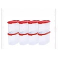 thumbnail image 2 of Tupperware Pack of 4 Modular Mates Oval Shape Red Seal Dry Storage 1.1 Litre Capacity Containers Sets Box, 2 of 3