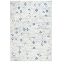 SAFAVIEH Cottage Azalea Abstract Indoor/Outdoor Area Rug, Blue, 8' x 11'2"