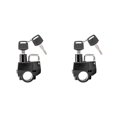 thumbnail image 3 of Maytalsory Motorcycle Lock Anti-Theft Device for 22mm-25mm Handlebars Robust and Dependable Motorbike Accessory Style A 2Set, 3 of 6