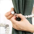 thumbnail image 4 of 2 Piezas Hebilla De Cortina De Perlas Magnéticas,Alzapaños De Cortina Magnéticos De Perlas Clásicas,Correas De Bolas Magnéticas De Diamantes De Imitación Alzapaños De Cortina Clips Magnéticos Hebilla, 4 of 6