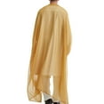 thumbnail image 5 of TFEOQRY Men's Muslim Robe Casual Loose Arabian Robe Long Sleeved Ankle Length Robe Yellow, 5 of 9