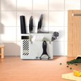 thumbnail image 3 of asddcavvf Kitchen Wall Mounted Functional Storage Rack Chopsticks Cage Perforation Non Drain Holder Tableware Spoon Storage Rack Kitchen Mats, 3 of 6