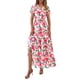 thumbnail image 1 of Vestido largo PRETTYGARDEN para mujer con estampado floral bohemio de verano, 1 of 9