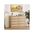 thumbnail image 3 of Eastvita Commode Double à 8 Tiroirs pour Chambre - Commode Moderne en Rotin et Bois, 3 of 6