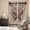 Brown Beige, variant on Texas Star Retro Kitchen Curtains Window Panels, Red Wooden Berry Vintage Insulated Window Treatment Curtain, Grommet Curtains for Bedroom/Living Room/Bathroom, 2 Piece 52"Wx45"L