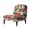 Santa Claus, variant on HELLHERO Skull and Sunflower Pattern Accent Chair Cover Protector, Dustproof Stain Resistant Armless Accent Chair Washable Cover for Hotel Dining Room