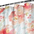 thumbnail image 3 of Pioneer Flower Floral Print Pattern Shower Curtain 72"x72" ,Bathroom Decorative Shower Curtains Set with 12 Hooks,Modern Waterproof Washable Shower Curtain, 3 of 5