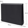 thumbnail image 4 of Housse de Table de Tennis de Table, Housse de Protection pour Table de Tennis de Table Housse de Tennis de Table Imperméable Respirante en Oxford, Résistante aux UV pour Tennis de Table, 4 of 5