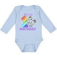 thumbnail image 3 of Inktastic It's My 1st Birthday Unicorn Boys or Girls Long Sleeve Baby Bodysuit, 3 of 5
