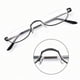 thumbnail image 1 of Reading Glasses Metal Spring Hinges Half Moon Semi Rimless Readers 1, 1 of 2