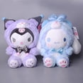 thumbnail image 2 of Sanrio Kawali Kuromi Hello Kitty My Melody Cinnamoroll almohada de felpa Anime para niños, colección de dibujos animados para halloween, 23CM gym unisex, 2 of 2