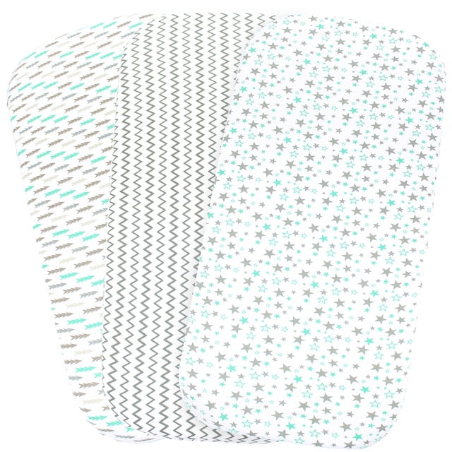 Amazon Bassinet Sheet Pattern 3-Pack Baby Bassinet Sheet Set
