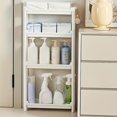 thumbnail image 5 of Ultra-Thin 3-Layer Over The Door Storage Cabinet, Narrow Space Saving Wall Mount Organizer with Baskets Containers, Versatile Gap Rack for Bathroom Kitchen Bedroom Home Organization, 5 of 6