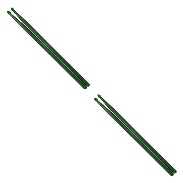 Baqueta de nailon Sonducket para niños y adultos mango de instrumento Musical de alta dureza Verde oscuro 2piezas