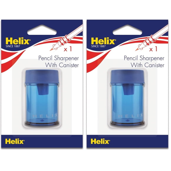 Sacapuntas Maped Helix Canister 1 Agujero Paquete x2