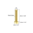 thumbnail image 2 of Unique Bargains Brass Hex Bolts, M5x25mm 30 Pack Fully Thread Grade 4.8 Machine Screws, 2 of 4