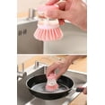 thumbnail image 5 of Simply Good Palm-Style Soap Dispensing Dish Scrub Brush, 5 of 7