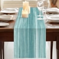 thumbnail image 3 of Table Runners 72 Inches Long Dress Scarves, Duck Green Farmhouse Kitchen/Dining Table Runner, Coffee Tablerunners, Vintage Modern Abstract Art Ombre 14x72 Inch, 3 of 9