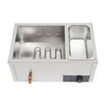 thumbnail image 4 of SHZICMY  850W Food Warmer 3-Pan Electric Countertop Steamer w/Lid for Restaurant Commercial 3 x 7L, 4 of 20