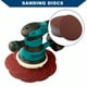 thumbnail image 2 of Discos de Lija Redondos de Gancho y Bucle Unique Bargains Reparación Automotriz Durabilidad 5 pulgadas 180 Grano 60 Pcs Rojo, 2 of 7