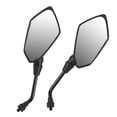 thumbnail image 4 of Fdit Qiilu Motorcycle Mirror, Black ABS Rear View Side Mirrors Motorcycle Rear View Mirror Reflective Rear View Mirrors Motorcycle Parts, 4 of 8