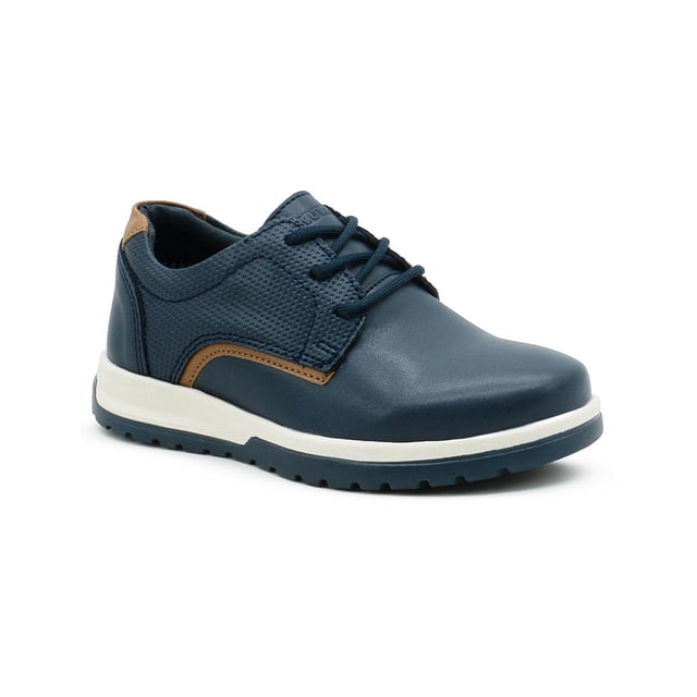 Zapato Derby Casual Con Agujetas Con Textura Color Marino azul marino 21