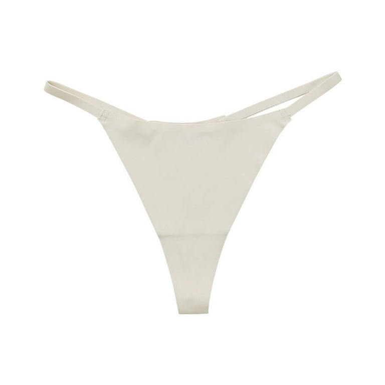 HUPOM Breathable Underwear For Women Underwear For Women In Clothing Briefs  Leisure Tie Seamless Waistband Gray L