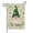 Gnome Green Shamrock-1, variant on St. Patrick's Day Garden Flag Linen Outdoor Flag Gnome Green Shamrock Clover Welcome Spring Yard Flags Double Sided House Flag for Home,indoor ,12.5''×18''in.