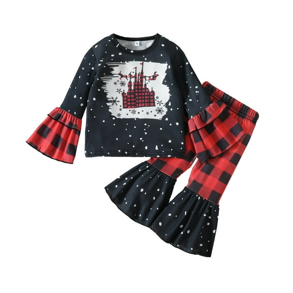 LNMQLPDBS Baby Boy Smocked Christmas Outfit 3t Christmas Girls Sisters Matching Outfits for Girls Onesie Newborn Boy Clothes 5t Newborn Onesies Unisex 6 Year Old Girl Clothes 18 Months Girl Size