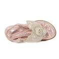 thumbnail image 5 of Girls Sandals Kids Toddler Girl Adjustable Sandals with Sparkle Design Bohemian Princess Beach Shoes Baby Sandals Pink 11 Years-11.5 Years, 5 of 7