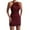 RD1, variant on Summer Dresses For Women Sequin Solid Color Sexy Round Neck Sleeveless Party Evening Mini Bodycon Dress Sundress Holiday Wear,Red,L