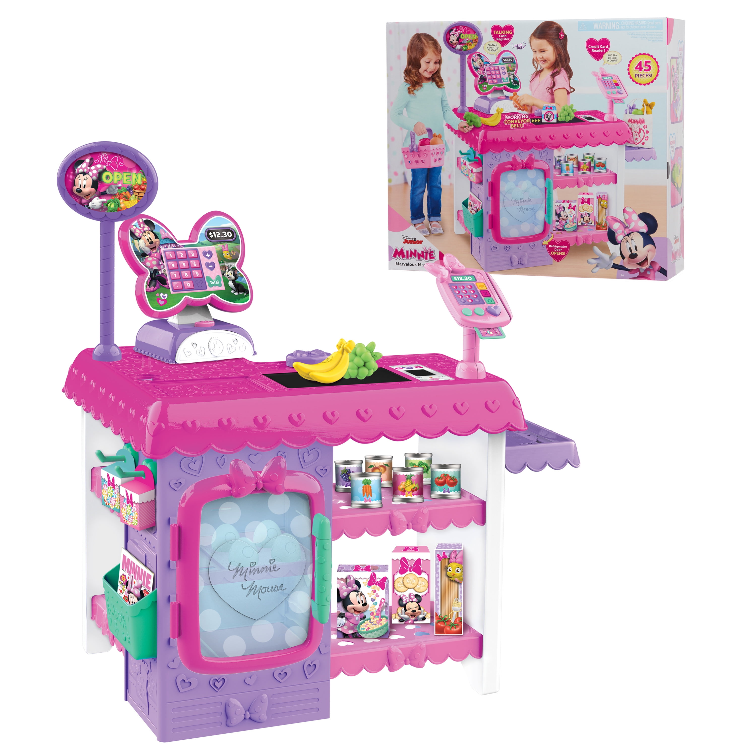 Role play Toys for children 10-Pieces Ages 3+ Barbie Cash Register with Sounds 