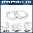thumbnail image 5 of Unique Bargains Car Wheel Hub Centric Rings Wheels Center Shaft Shock Absorbing Hubrings Aluminium Alloy Silver Tone Durable OD 79.6mm to ID 60.1mm, 5 of 7