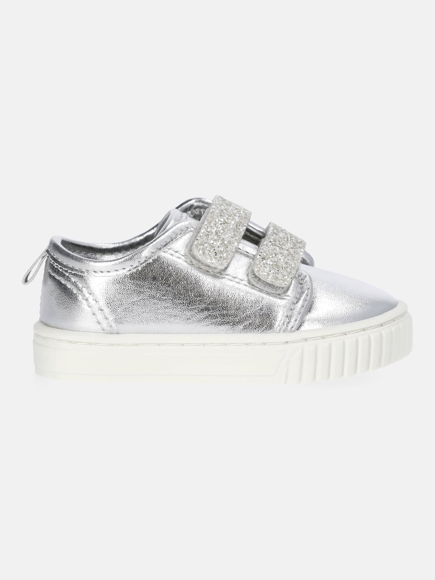 Wonder Nation Baby and Toddler Girls Two Strap Bump Toe Sneakers