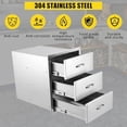 thumbnail image 3 of Outdoor Kitchen Drawers, Stainless Steel BBQ Access Drawers,Outdoor Kitchen Cabinets, Stainless Steel Kitchen Drawer for Outdoor Kitchen Island, Patio Grill Station, 3 of 9