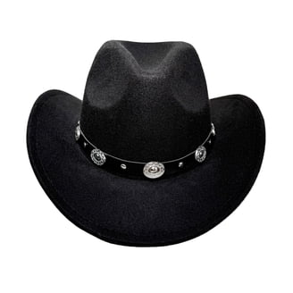 Western Hatband Hat Band Black Genuine Snake Skin with 3 Pc  display picture 3