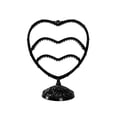 thumbnail image 1 of QualitChoice Ladies Heart-Shaped Earrings Organizer Storage Rack Desktop Hanging Display 3 Tier Jewelry Holder Showcase Packaging black 60 holes black 60 holes, 1 of 6