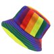thumbnail image 2 of Rainbow Et Hat Fash Sun Hat S Wide Brimmed Hat (rainbow), 2 of 2