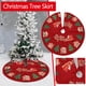 thumbnail image 1 of Fiudx Decoración del hogar Adornos navideños Falda para árbol de Navidad de 80 cm Falda para árbol estampada Decoración para árbol de Navidad para el hogar, 1 of 7